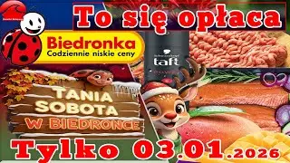 Biedronka – Nowa Oferta | Sobota 03.01.2026 | Weekendowe Promocje i Najlepsze Okazje