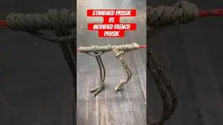 Hikers, Backpackers, & Campers - Standard Prusik vs French Prusik #backpacking #hiking #outdoors