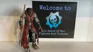 Gears Of War Custom Figure Of Kantus Temple Guard.