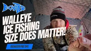 Walleye Ice Fishing Lures - Size Matters!