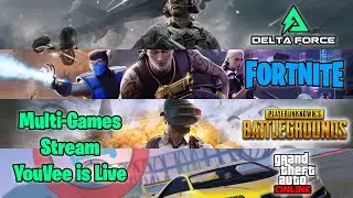Playing Variety Multiplayer Shooter Games | Delta Force | Fortnite