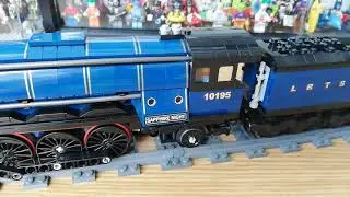 LEGO Sapphire Night Custom Steam Train (Emerald Night 10194)