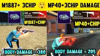 M1887 + CHIP,M40+CHIP ABILITY TEST 😲 DAMAGE
