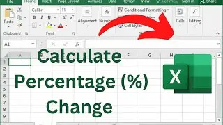 Calculate Percent (%) change between two values in Excel |**TechLearning_Hub: Learn Excel**|