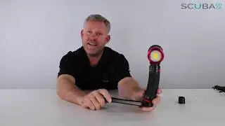 SeaLife Sea Dragon 2500 Lumen Video Light and Base Tray, product review by Kevin Cook, SCUBA.co.za