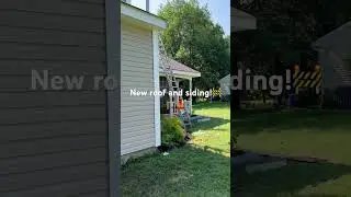 The💪old man! New roof and siding!🚧🏗️🦺 #1000subscribers #construction #roof #siding