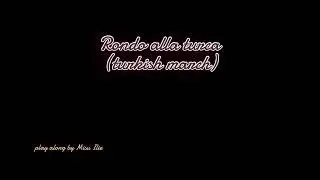 Mozart - Rondo alla turca (turkish march). Play along by Misu Ilie.