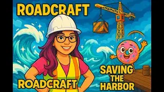 🚧 RoadCraft Day 2 - Saving the Harbor (With Accidents!) | Hilarious Construction Simulator Gameplay