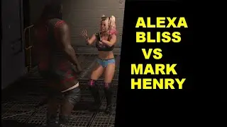 WWE 2K25 Alexa Bliss 25 vs Mark Henry - Backstage Brawl