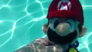 Mario struggles to speak underwater