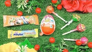 Satisfying Relaxing Candy - Unpacking Rainbow Lollipop Chocolate with Yummy Sweet Cutting ASMR