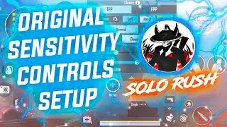 SOLO RUSH SENSITIVITY AND 5 FINGER CLAW CONTROL'S SETUP  | SOLO RUSH SENSITIVITY REVEAL |