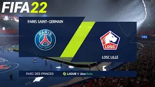 FIFA 22 - Paris Saint Germain vs LOSC Lille - Ligue 1 | PS4