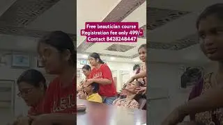 Free beautician course onlineandoffline 499/-only #freebeauticiancourse #freemakeupclass #freebeauty