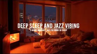 Exquisite Snow Jazz Sleep in Quiet Winter - Relaxing Piano Jazz for Peaceful Mood, Deep Sleep❄️⛄