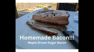Maple Brown Sugar Bacon at home