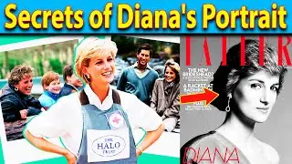 A unique portrait of Princess Diana on the cover of Tatler!