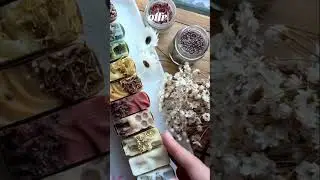 Decorating Handmade Soap | Aesthetic Soap Art & Design 🧼✨#soap #asmr #trending #viral #shorts