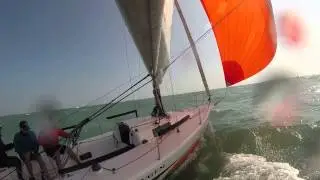 Levity J80 Downwind Sailing 20141028 SZ-HK part 5