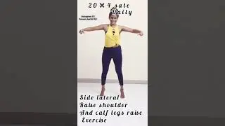 Side lateral raise shoulder and legs raise exercise #Motivation#Imkavy #Vivoipl #shorts#fitnesslife