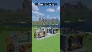 Simple Stone Brick House | Minecraft Timelapse