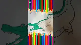 #drawingno1 #coloringadventure 🐊🐊