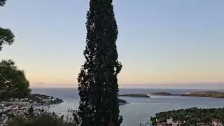 Hiking to the Spanish Fortress in HVAR, Croatia.  Beautiful views! 