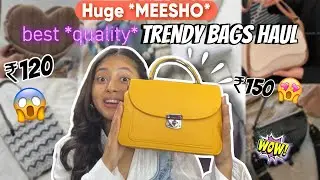 *HUGE* MEESHO AFFORDABLE BAG HAUL || Meesho sling bag haul || starting just for ₹120😍 pravirpallavi