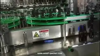 High speed automatic rotary glass bottle beer bottle rising washing cleaning machine line