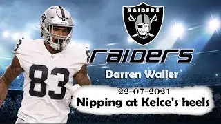 NFL | Raiders' Darren Waller: Nipping at Kelce's heels