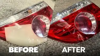 Restoration of Car Back light | How to Fix Faded Back Light of Honda City| Man Made - St |