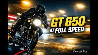 GT 650 at High Speed | Flashing Lights | Midnight Ride Cinematic