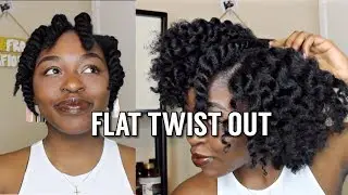 MY FLAT TWIST OUT ROUTINE (Med 4b/4c Hair)