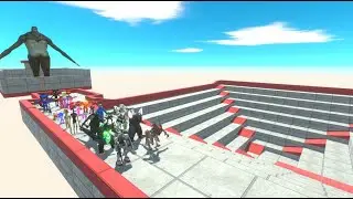 ARBS Speed Race Up and down spiral course | Animal Revolt Battle Simulator