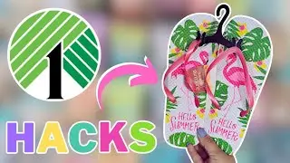 BRILLIANT 🤯 Dollar Tree DIY Crafts using Flips Flops | Summer Crafts