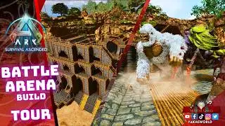 I Built the Craziest Battle Arena in ARK Survival Ascended