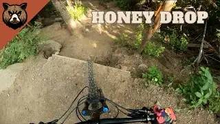 Езда по чёрному снегу со спущенной шиной | Honey Drop | Горный велосипед от Sunpeaks POV