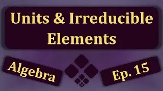 Units & Irreducible Elements