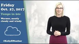 Cleveland rush hour weather forecast Friday, Oct. 27