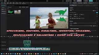 Specchiare, ruotare, ribaltare, invertire, frizzare, velocizzare e rallentare i video con CapCut