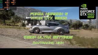 FORZA HORIZON 5 PC - GTX 1660 Super + i5-12400F | Ultra Setting | RAYTRACING HIGH | 1080P