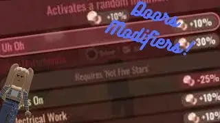 Trying out *DOORS MODIFIERS*