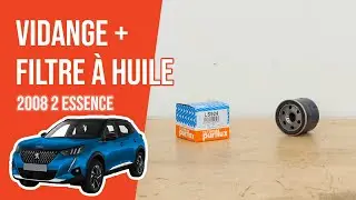 Vidange et changement du filtre &agrave; huile Peugeot 2008 2 1.2 PureTech 🛢