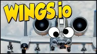 Wings.io ➤ I'm Basically An A-10! [Wings.io Gameplay]
