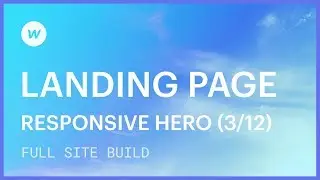 Landing page tutorial — Hero section responsiveness (Part 3 of 12)