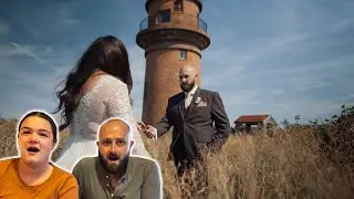 Couple Reacts To Their EPIC Wedding Teaser Film 😲😲 Martha's Vineyard Destination Wedding Video