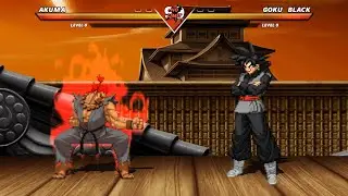 AKUMA vs GOKU BLACK   -THE MOST SPECTACULAR FIGHT !!
