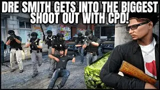 Dre Smith Gets In To The Biggest Shoot Out With CPD!  | GTA RP | GrizzleyWorld Chiraq