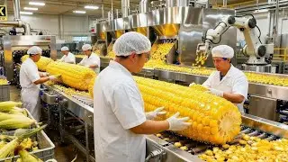 Inside a Modern Corn Milk Factory: From Whole Corn to Bottled Corn Milk (Full Process)