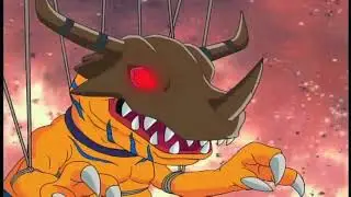 Digimon Season 2 ~ Ken Captures Greymon & Digivolves Him Into Skullgreymon